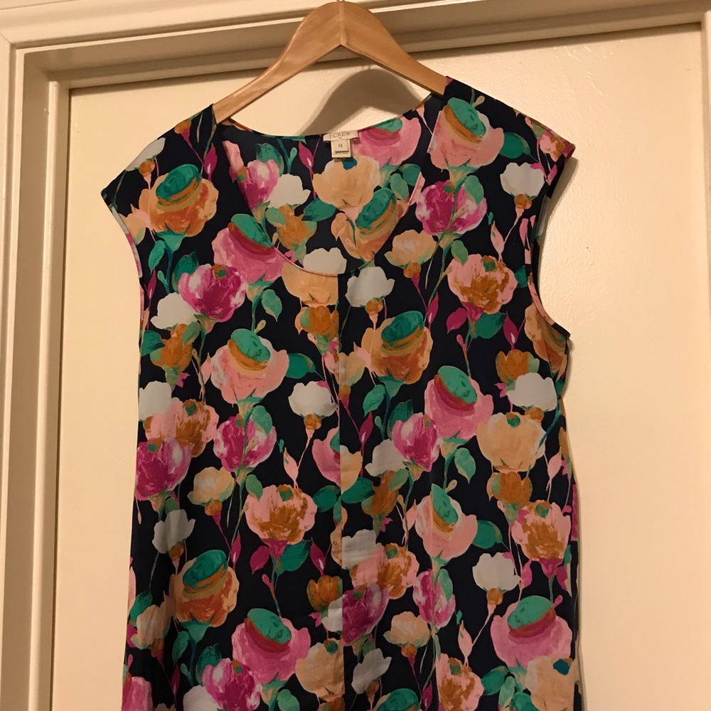 J Crew Floral Top